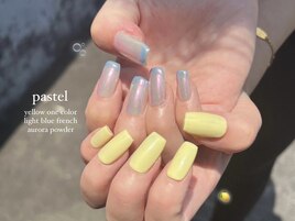パステルカラーネイル