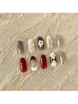 クリスマスネイル