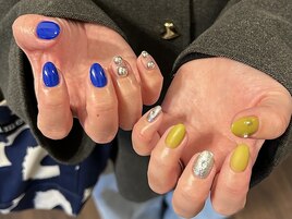 blue；green / シンプル