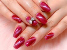 ルアナ(Luana.)/赤Barbieネイル