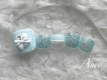 エイミー 大宮店(AMY)/FOOTツイードネイル