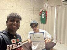 美容ストレッチ王子/30代男性のお客様♪