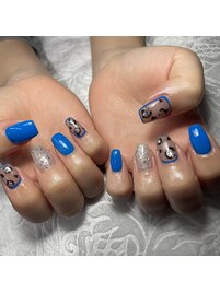 ヒョウ柄アート★★