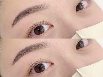 ホワイトアイ 堺東(WHITE EYE)の写真/【次世代まつげパーマ《ラッシュリフト》×美眉アイブロウスタイリング】目元に合わせたデザインで印象UP♪