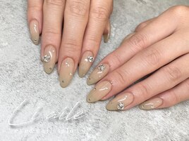 韓国風＊ベージュネイル