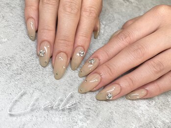 韓国風*ベージュネイル