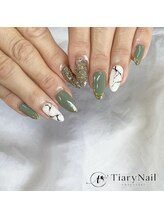 ティアリーネイル(Tiary nail)/大理石ネイル