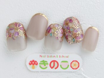 ネイルサロン きのこ/選べるデザインLコース
