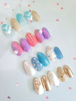 ネイルステーション ブルー(Nail Station BLUE)/7・8月定額￥5700