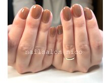 ニコ(nico)/ブラウンワンカラー