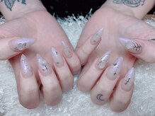 レアネイル 新宿(le'a nail)/薔薇ネイル