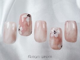 ニュアンス 油絵風フラワー