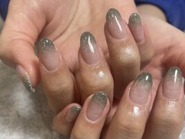 kaede担当　ラメグラデーション