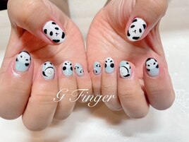 キュート♪パンダづくしネイル
