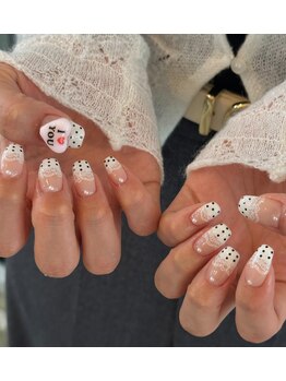 アイネイルトゥー 小倉(ai nail two)/ドットネイル