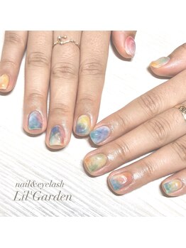 リルガーデン 新宿南口(Lil' Garden)/春色カラフルネイル