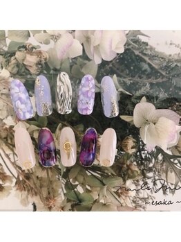 flower×ink　nail