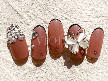 ヴィオラ(VIOLA)/ツイード/ワンホン/蝶々