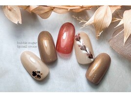 ハートチョコネイル♪