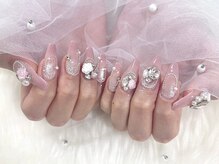 プリズム(PRISM)/キラキラワンホンバラネイル