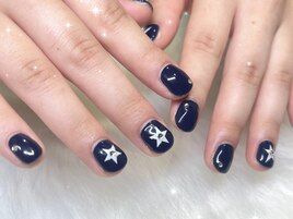 ネイビーネイル