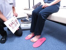コンディショニングルーム ブリッジ(Bridge)の雰囲気（足ゆびや膝の不調にはインソール。体の土台である足を整えます）