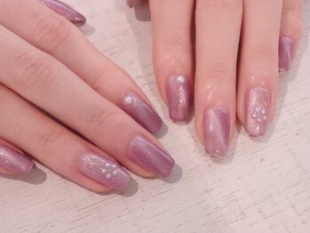 ラルネイル 大宮(Lull. nail)/＊マグネット＊パールフラワー＊