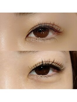 ラムール 姫路(L'AMOUR+)/ブラウンで色素薄い系メイクに◎