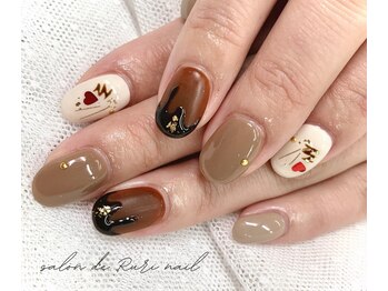 サロンドルリネイル(salon de Ruri nail)/■¥8700