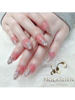 ノーラスリエン(Nolaslien)/ガラスグラデーション ピンク
