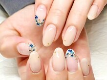 ビューティービースト フォー ネイルアンドアイラッシュ 松浜店(beauty:beast)/押し花フレンチ☆