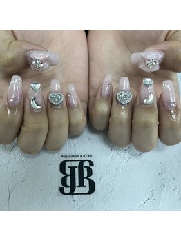 ネイルサロンレイアス(RAYAS)/ラメフレンチネイル