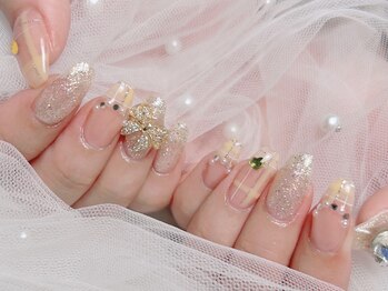 エム(M.)/黄色推しネイル