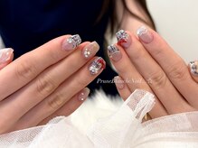 プリュネブランシュネイル(Prune Blanche Nail)/ツイードネイル