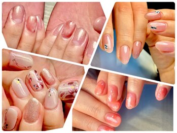 Mネイル 伏見店の写真/【定額オフィスネイル¥8800(オフ込み)】季節やトレンドに合わせたデザインをご用意♪カラー変更/メンズも◎