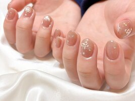 リボン*春ネイル♪