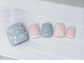 冬フットネイル！