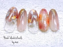 ノアブルーバードネイルズ(Noah' bluebird .nails)/成人式/お正月ネイル：b