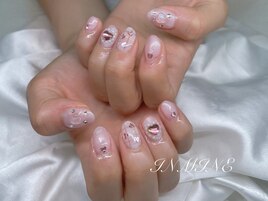 ラブリーピンクチェックネイル♪