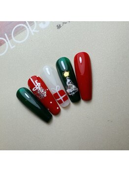 クリスマスネイル