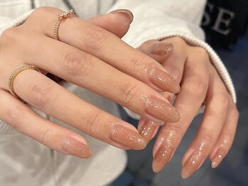 ガレージネイル(GARAGE Nail)/キラキラベージュ