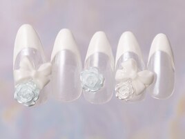 ガーリーリボン白フレンチ￥9480