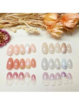 ビーズネイル(B´s Nail)/【ハンド】今月のオフィスネイル