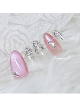 たゆ ネイル(たゆnail)/ピンクマグネットネイル