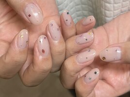 カラフルストーンネイル