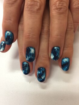 イーズネイル 堺(e's Nail)/神秘的 タイダイネイル ￥5400