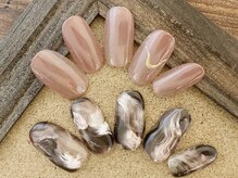 エスネイル(Snail)/カフェラテネイル