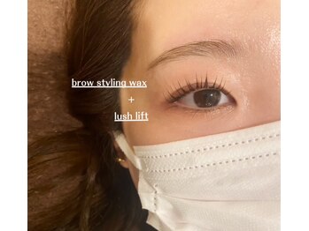 エールバイボヌール(Ere by Bonheur)/lush lift＋topbrowstylingwax