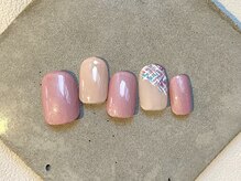 カラ ネイル 中津店(calla nail)/綺麗めツイードデザイン