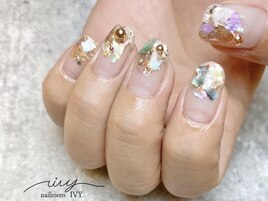 デザイン-シェルネイル